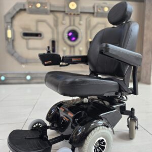 Used Pride Jazzy 1103 Ultra power chair with new batteries – compact Mini Jazzy design in excellent condition